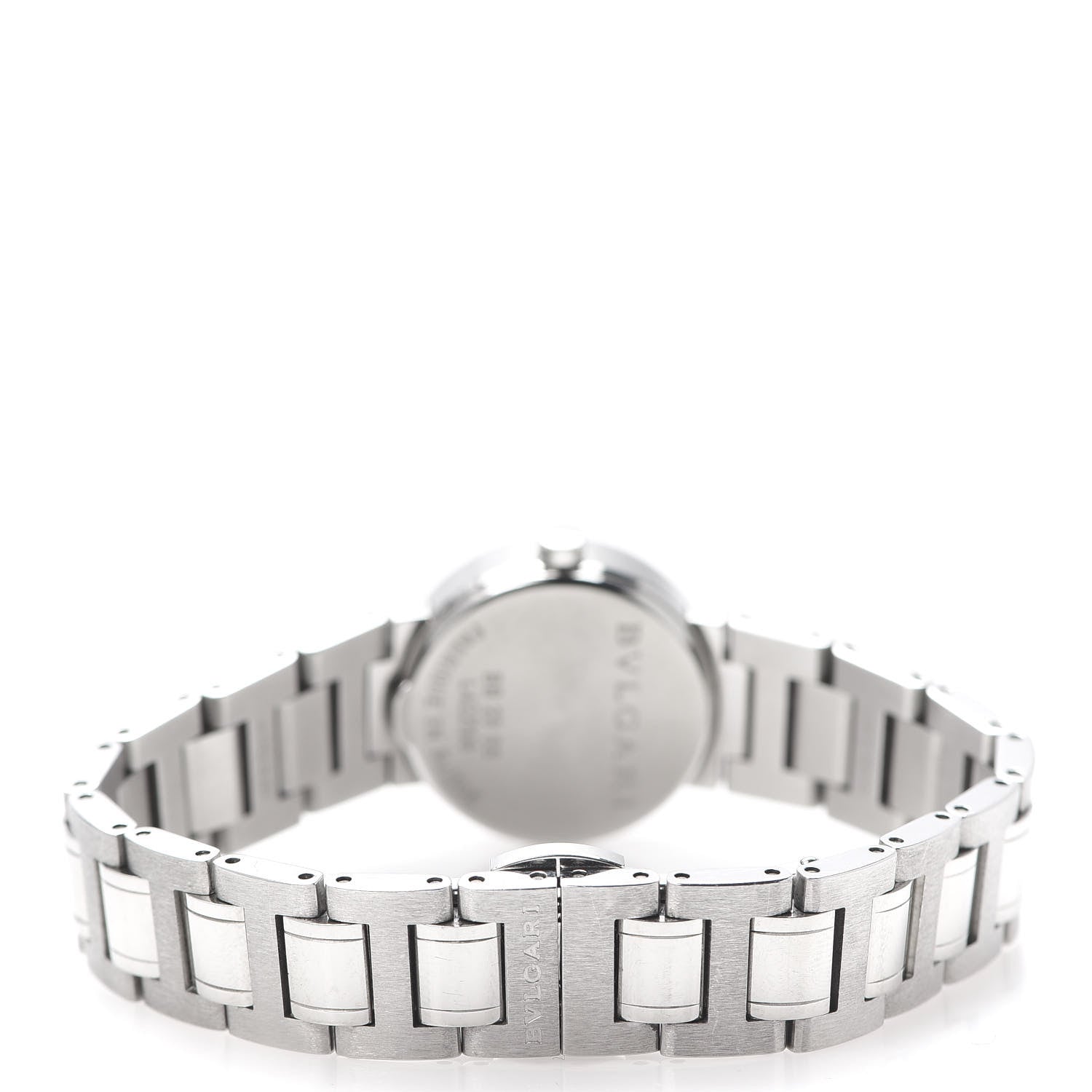Bulgari Stainless Steel Diamond 23mm Quartz Watch Black 4 of 6