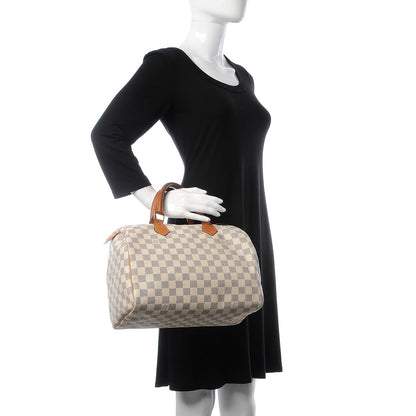 Louis Vuitton Damier Azur Speedy 30 11 of 17