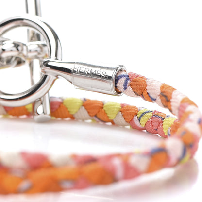 Hermes Silk Glenan Double Tour Bracelet T1 Tropical 4 of 6