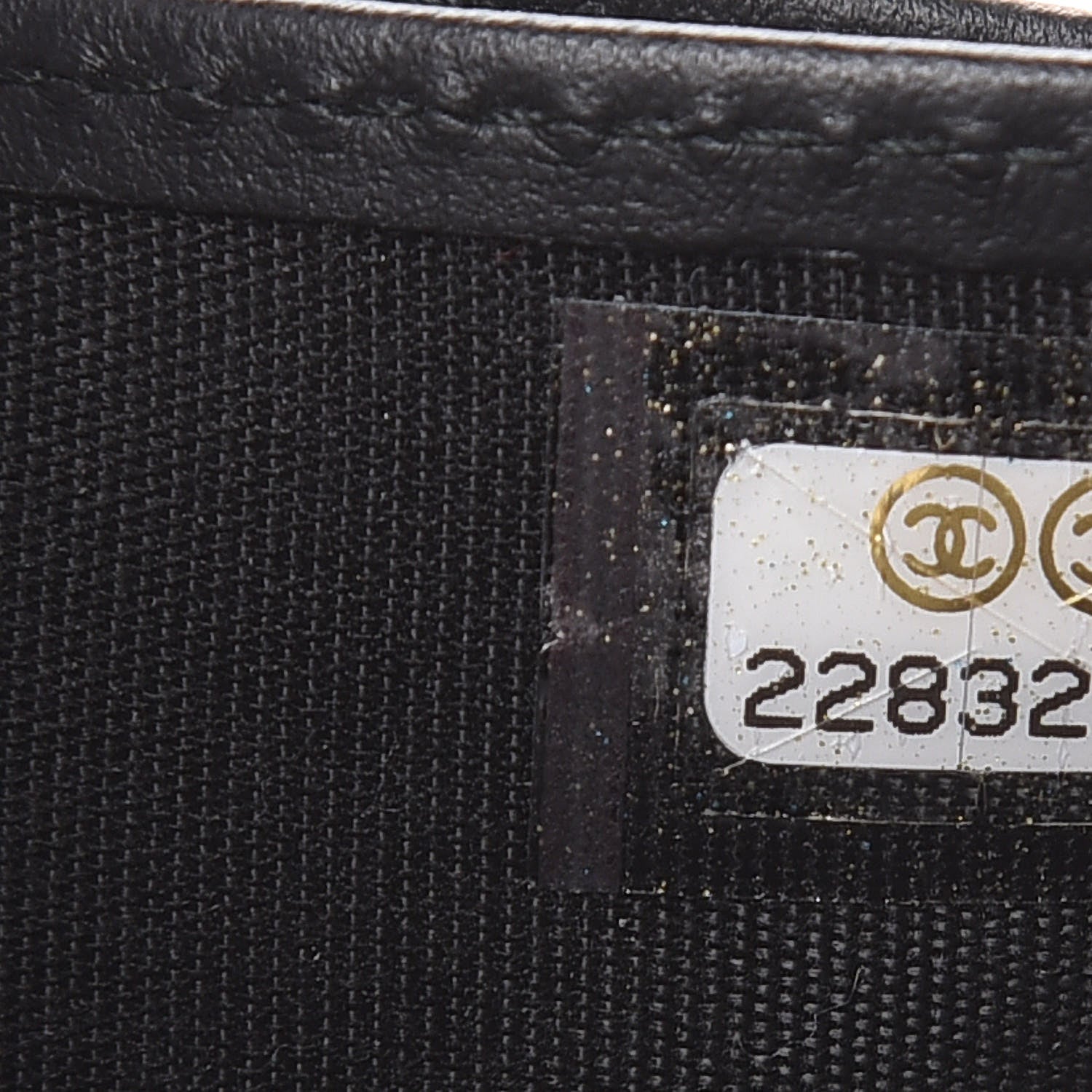 Chanel Calfskin Quilted Compact Boy Wallet Black 8 of 8