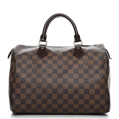 Louis Vuitton Damier Ebene Speedy 30 1 of 15