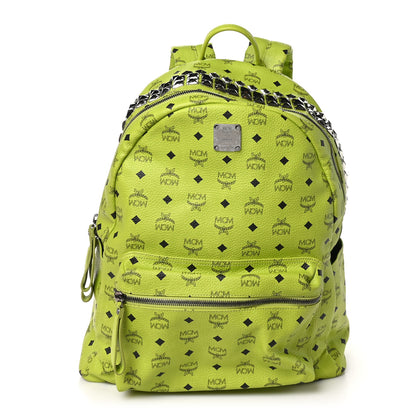 MCM Visetos Crown Stud Large Stark Backpack Green 1 of 9
