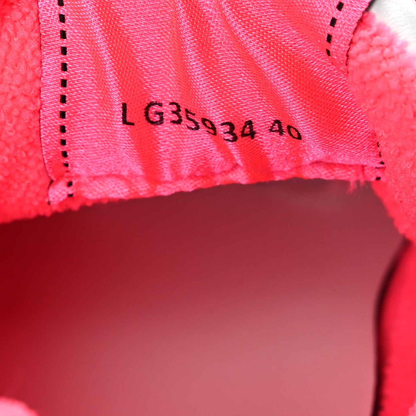 Calfskin Womens Logo Sneakers 40 Fuchsia White