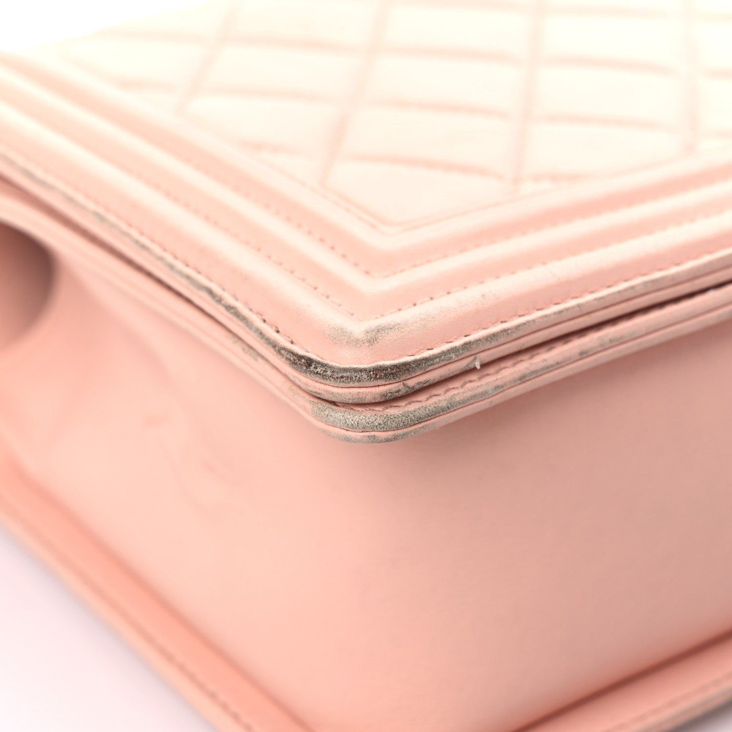 Chanel Calfskin Quilted New Medium Boy Flap Light Pink 7 of 29
