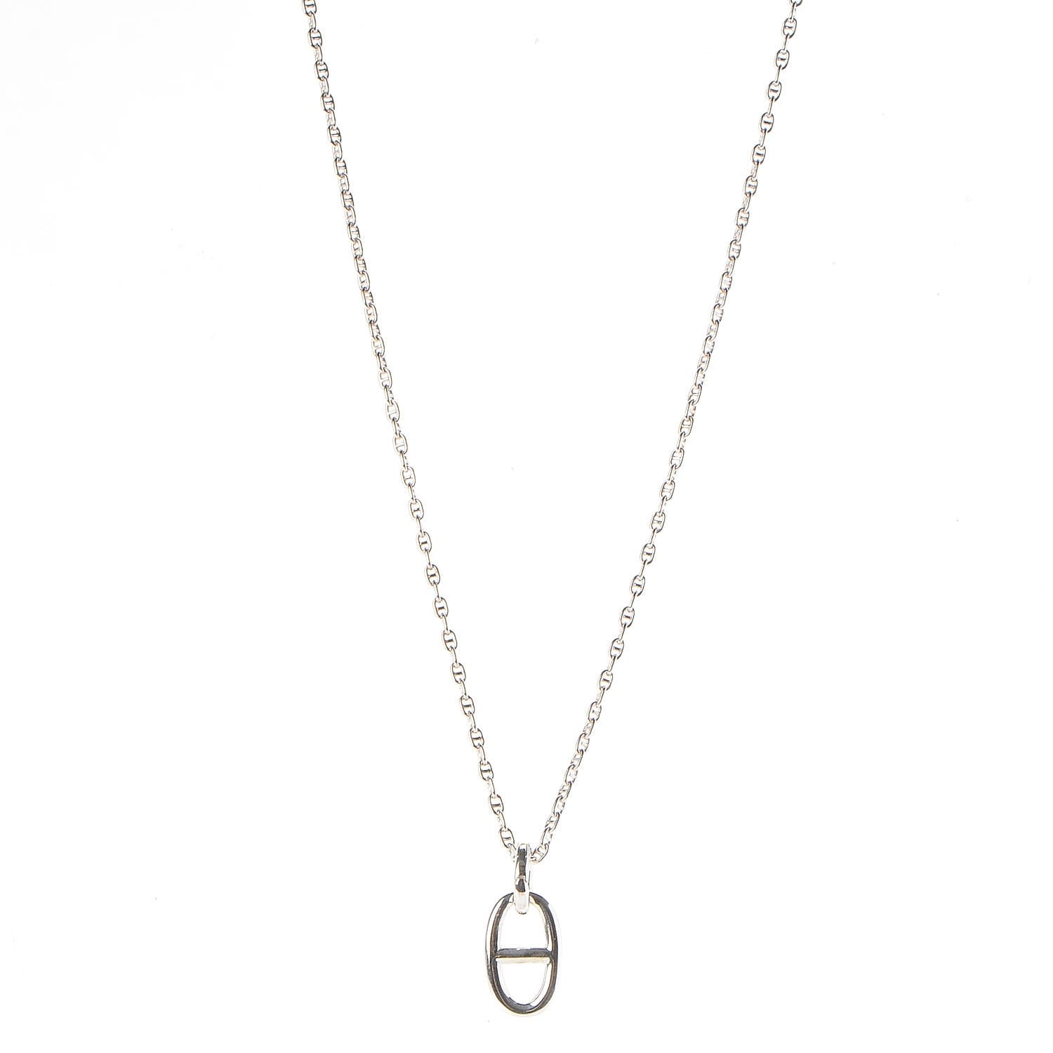Hermes Sterling Silver Farandole Pendant Necklace 1 of 9