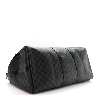 Louis Vuitton Damier Cobalt Keepall Bandouliere 55 3 of 9