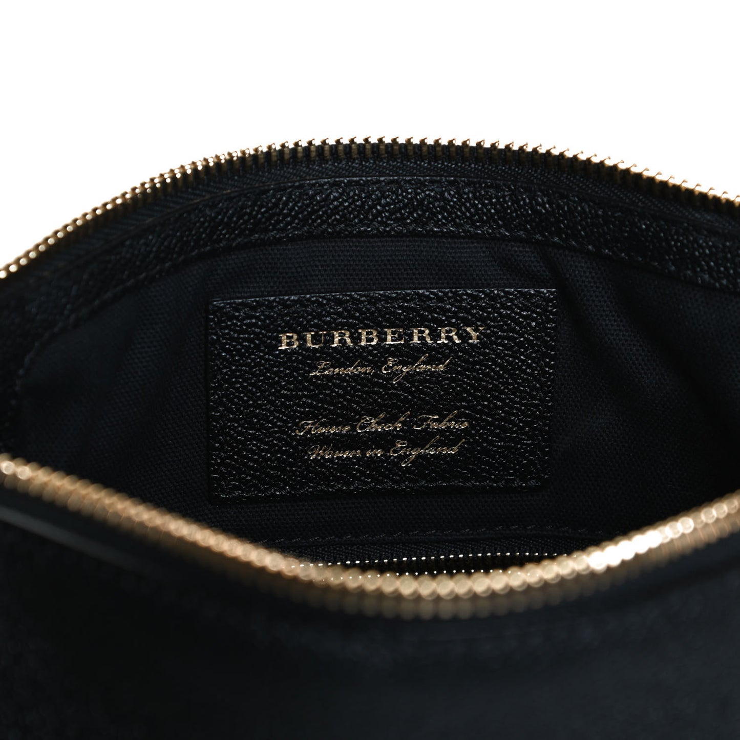 Soft Grain Calfskin House Check Small Helmsley Crossbody Black