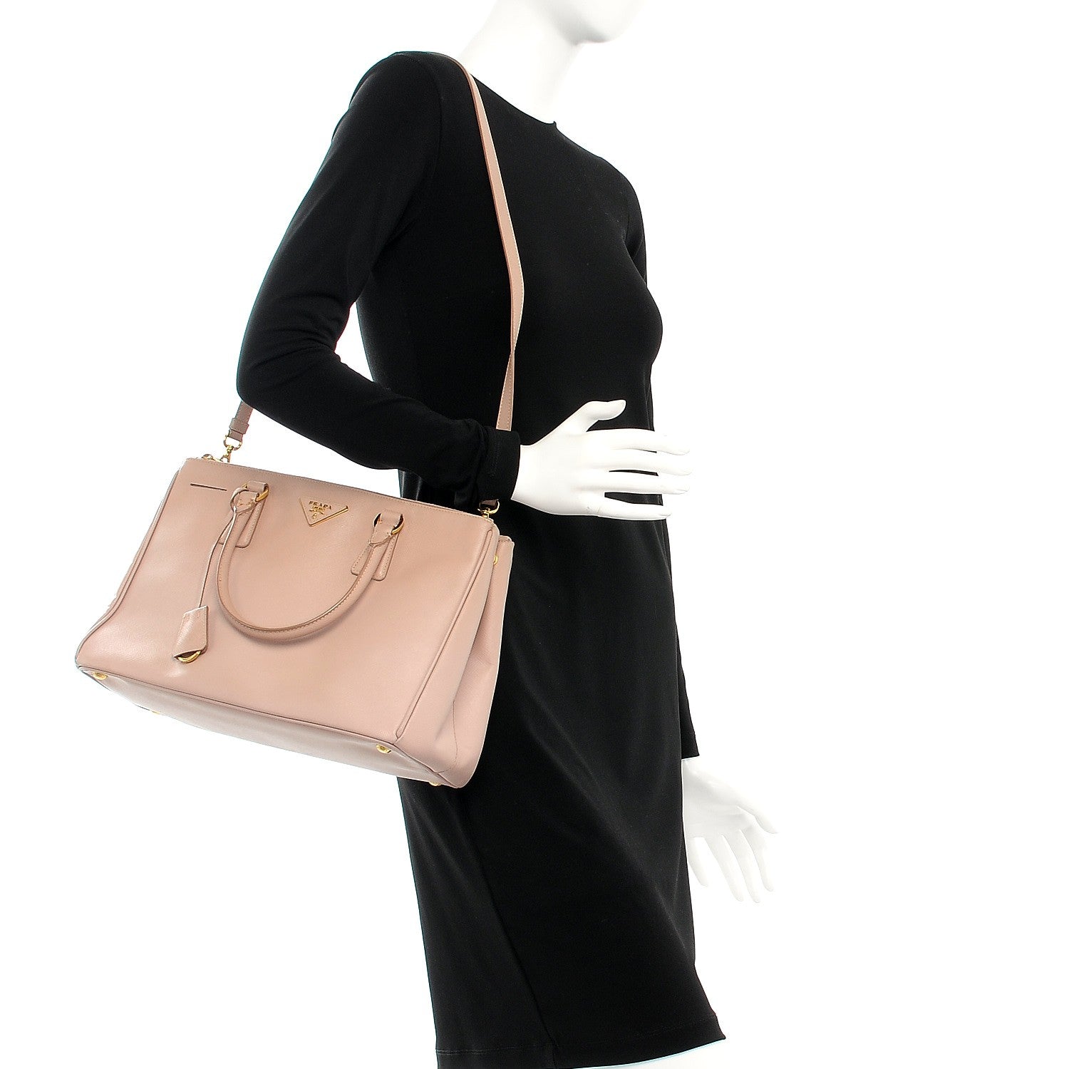 Prada Saffiano Medium Galleria Double Zip Tote Cammeo 3 of 19
