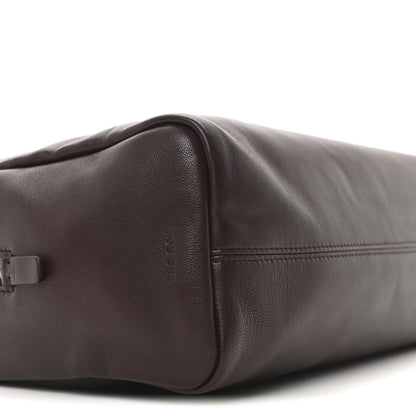 The Row Nappa Astra Bowling Bag Burgundy Ans 8 of 9