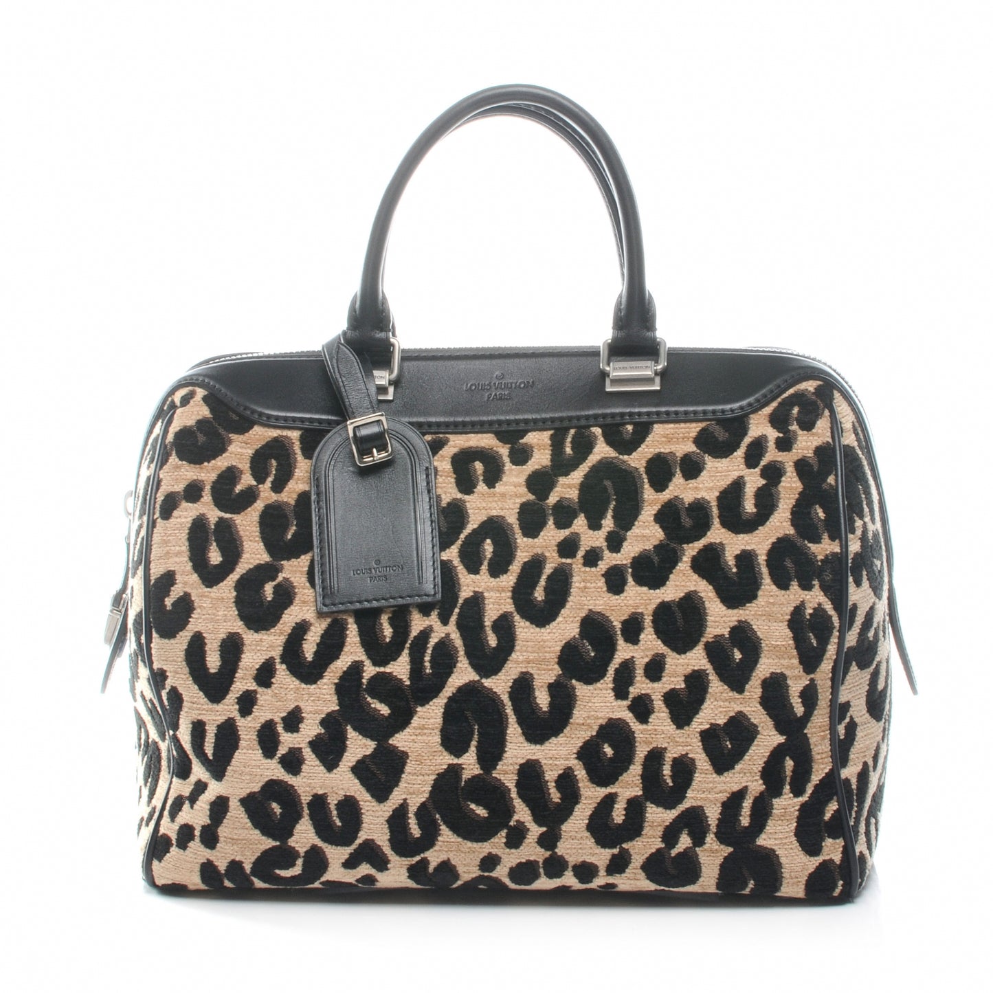 Jacquard Velvet Leopard Print Stephen Sprouse Speedy