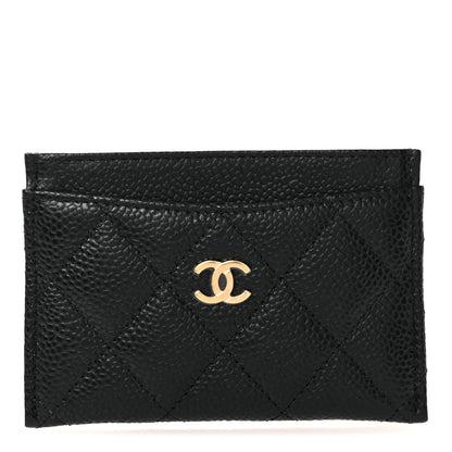 Chanel Caviar Quilted Card Holder Black 1 of 10