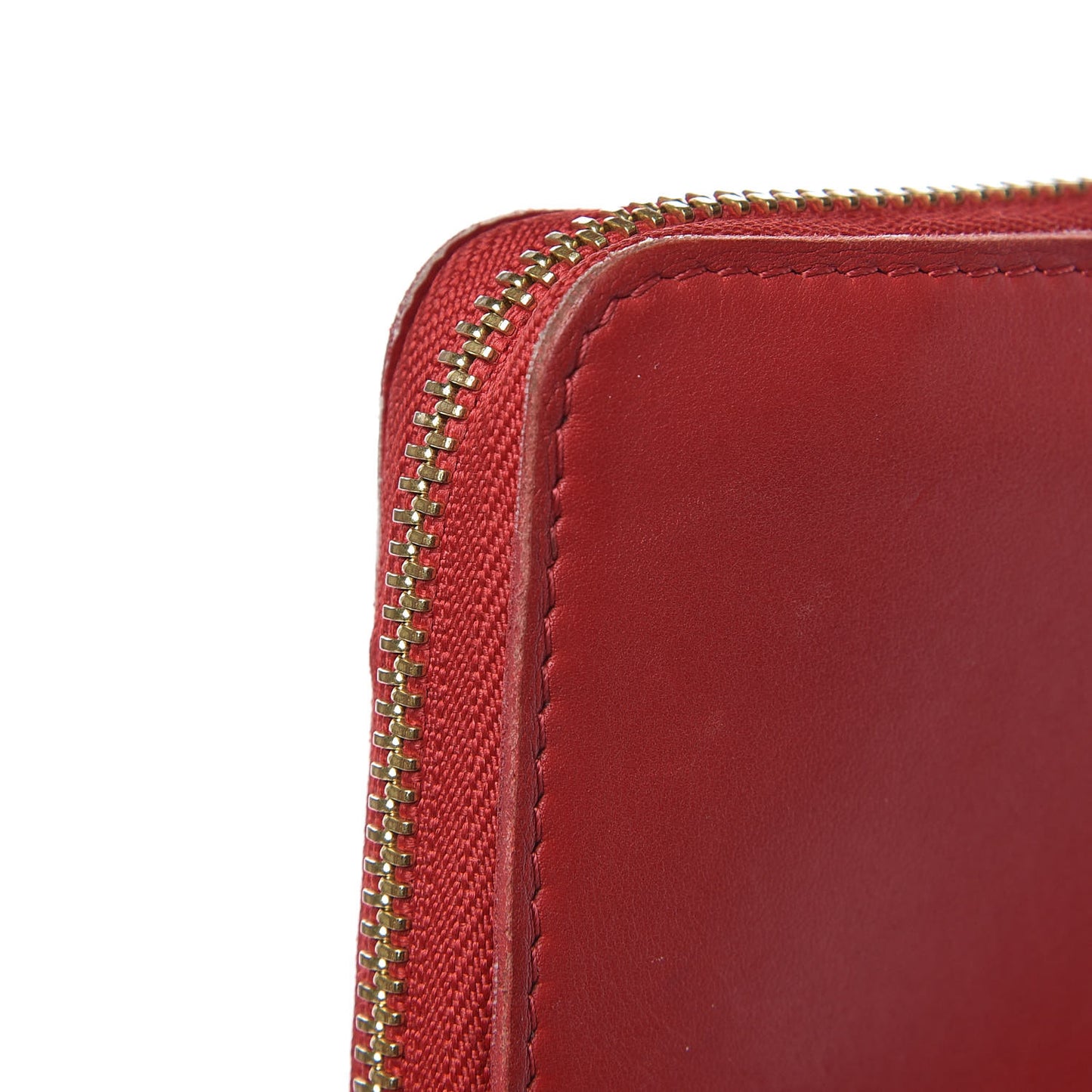 Supple Calfskin Paname Take Off Flight Zippy Wallet Red