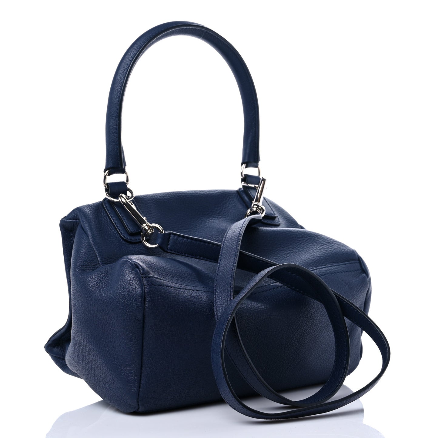 Sugar Goatskin Small Pandora Navy