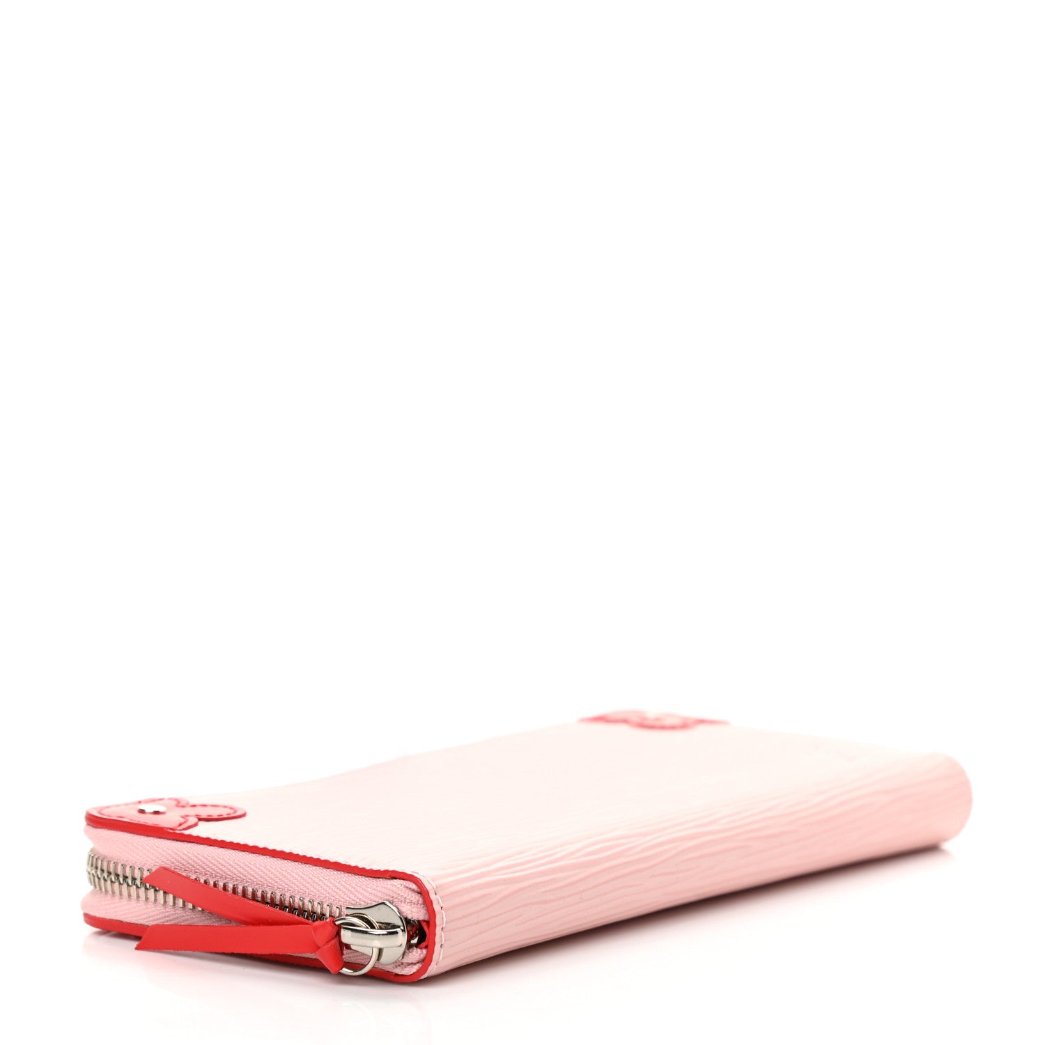 Louis Vuitton Epi Blooming Corners Clemence Wallet Rose Ballerine Coquelicot 4 of 8