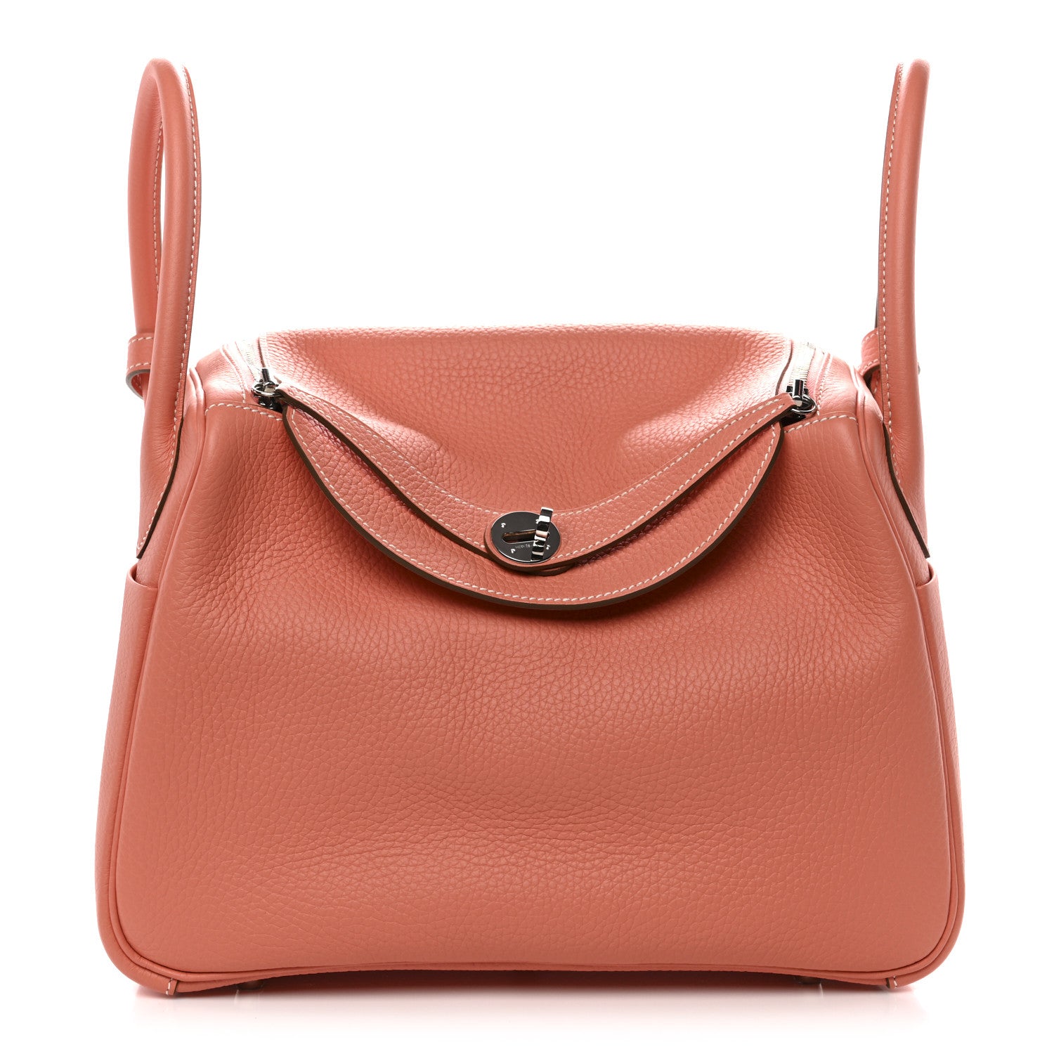 Hermes Taurillon Clemence Lindy 30 Crevette 1 of 10