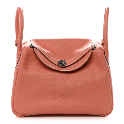Hermes Taurillon Clemence Lindy 30 Crevette 1 of 10