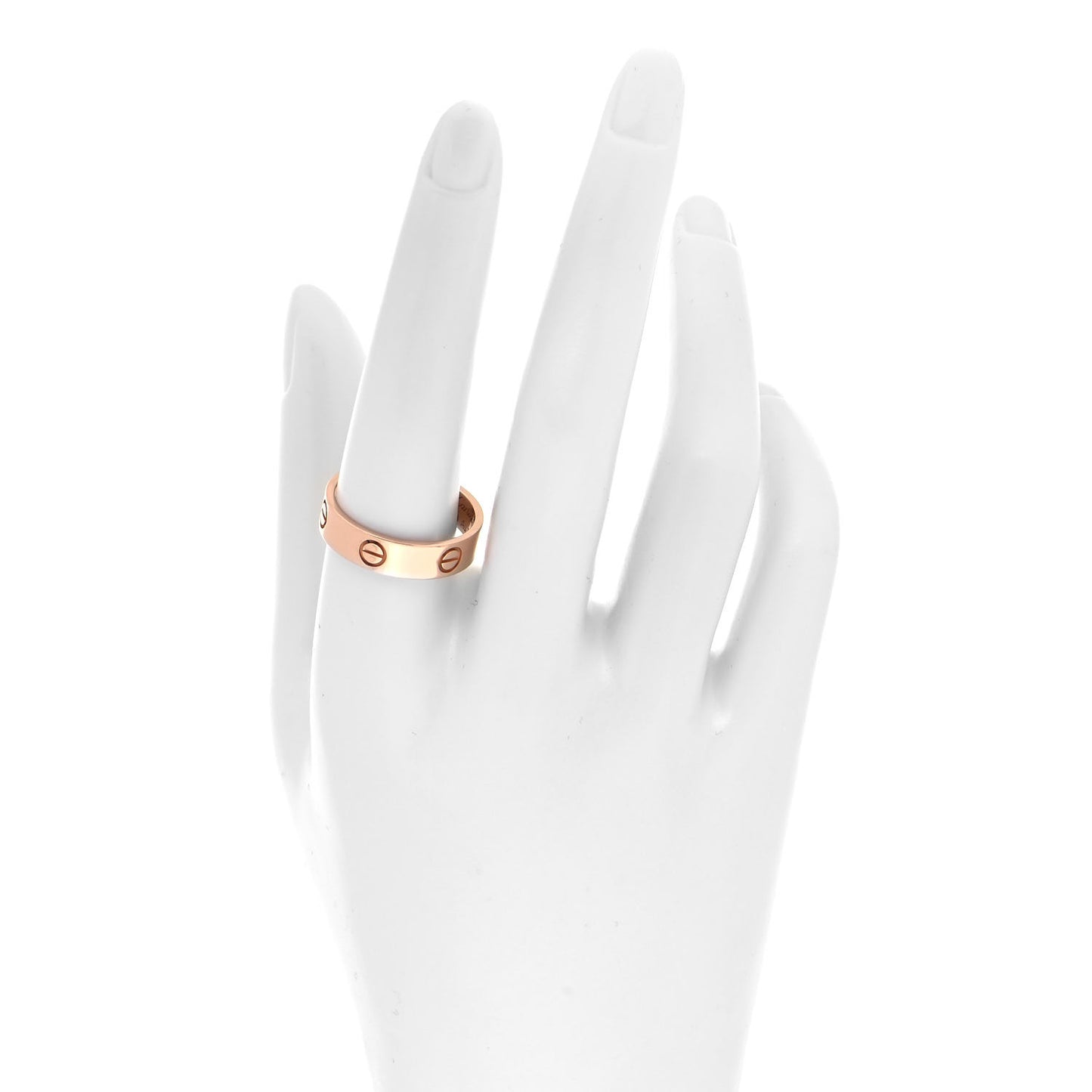 18K Pink Gold 5.5mm LOVE Ring 60 9