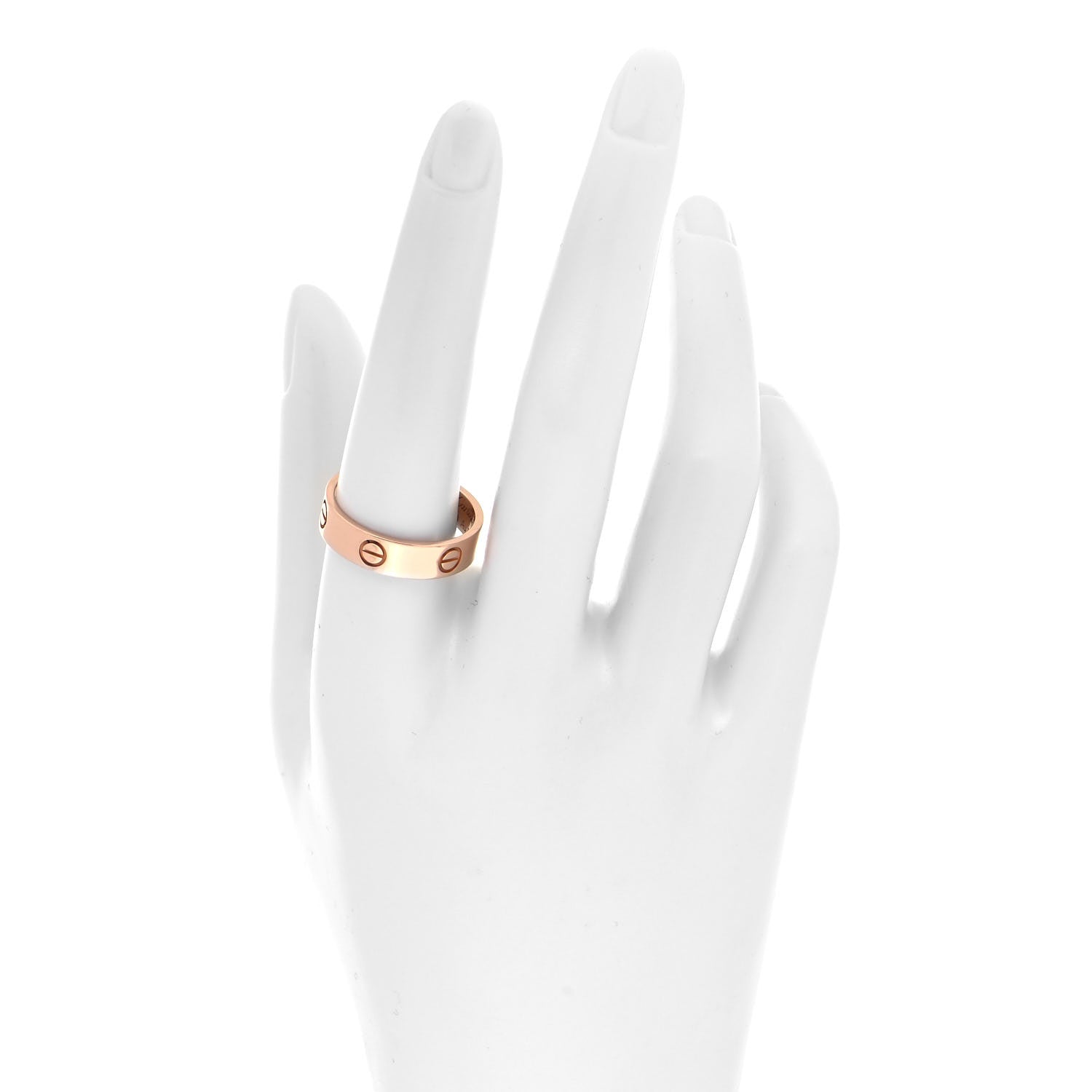 Cartier 18K Pink Gold 5.5mm LOVE Ring 60 9 2 of 5