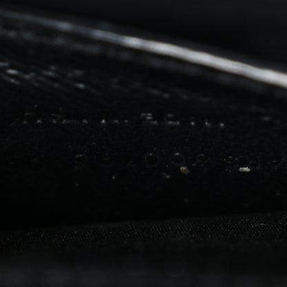 Saint Laurent Grain De Poudre Textured Mixed Matelasse Triquilt Small Monogram Satchel Black 8 of 11