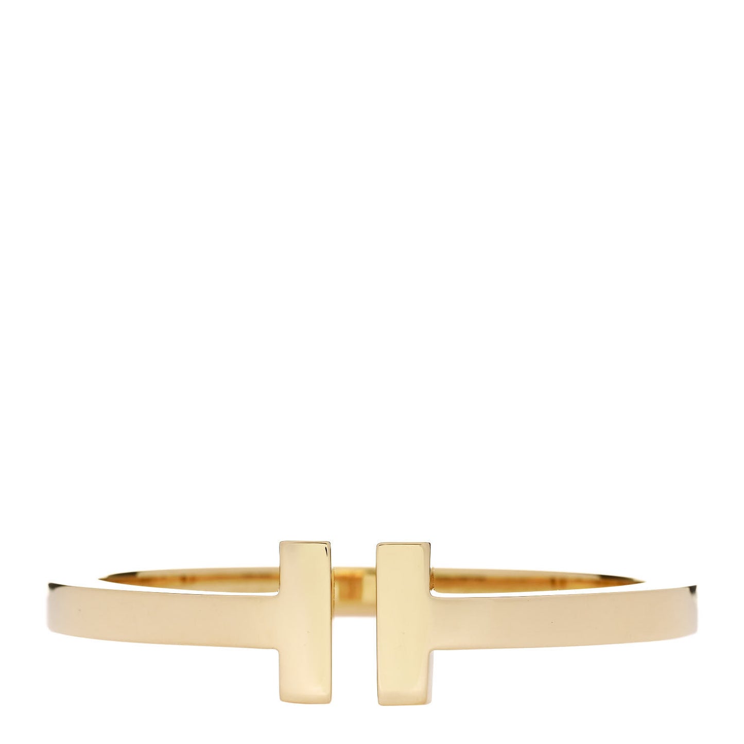 18K Yellow Gold T Square Bracelet