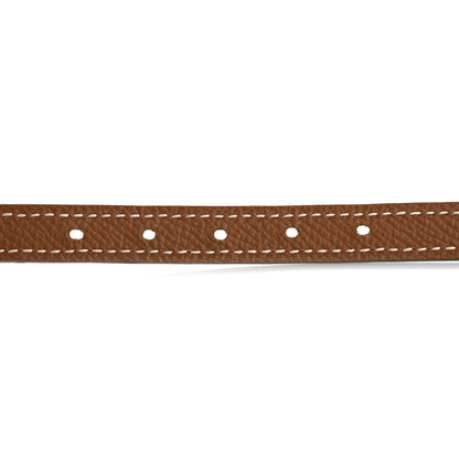Hermes Epsom Swift 13mm Belt Strap 80 32 Gold Black 3 of 6