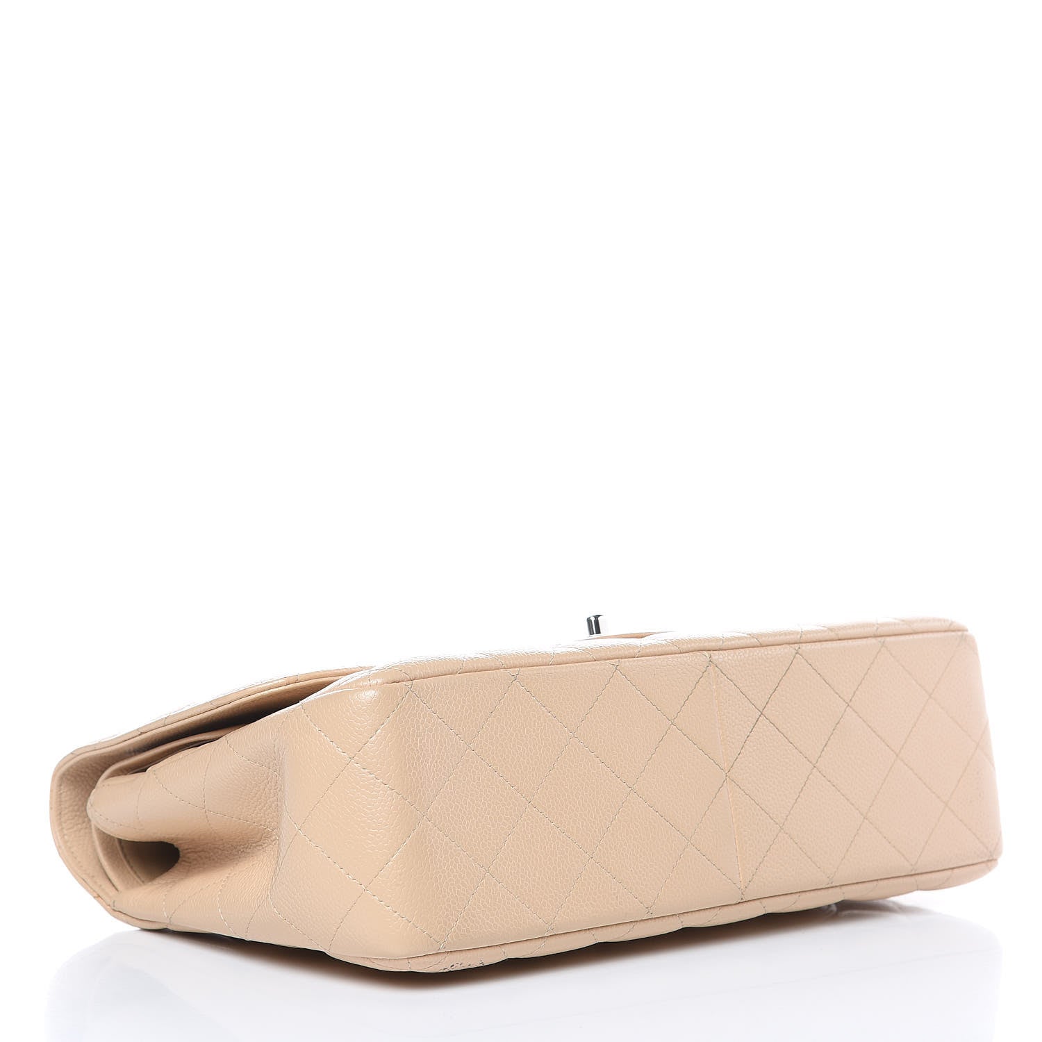 Chanel Caviar Quilted Jumbo Double Flap Beige Clair 4 of 16