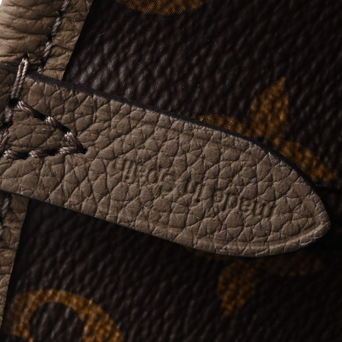 Monogram Neverfull Inside Out Bandouliere BB Dark Fango