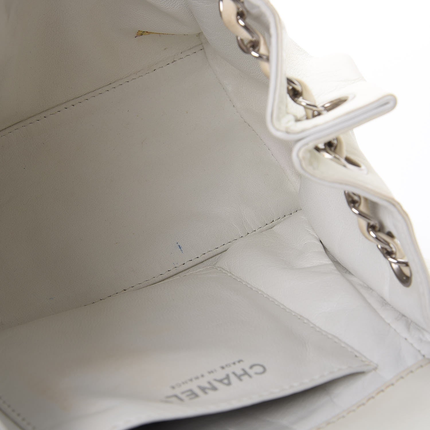 Chanel Lambskin Sensual Accordion Flap White 10 of 20