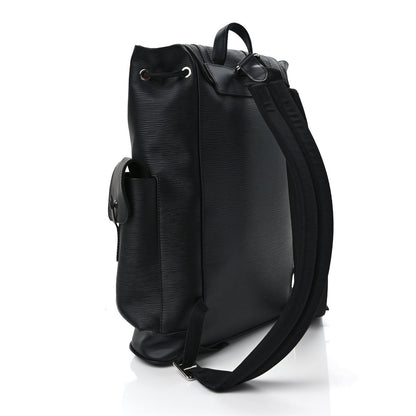 Louis Vuitton Epi Christopher Backpack PM Black 3 of 8