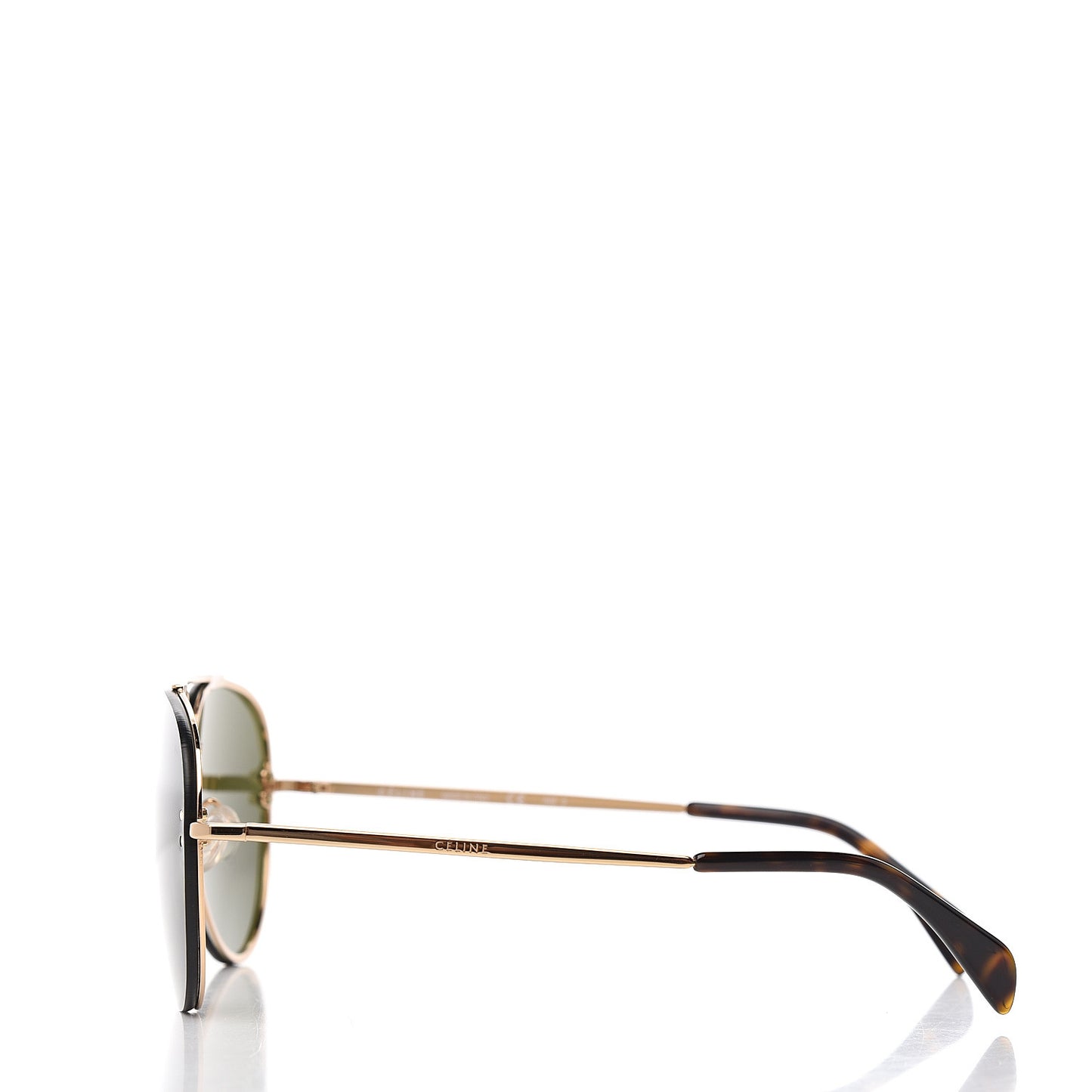 Acetate Aviator Sunglasses CL41391/S Green Gold