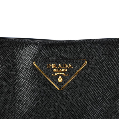 Prada Saffiano Lux Medium Tote Nero Black 6 of 9
