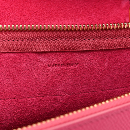 Celine Grained Calfskin Nano Belt Bag Raspberry 7 of 11