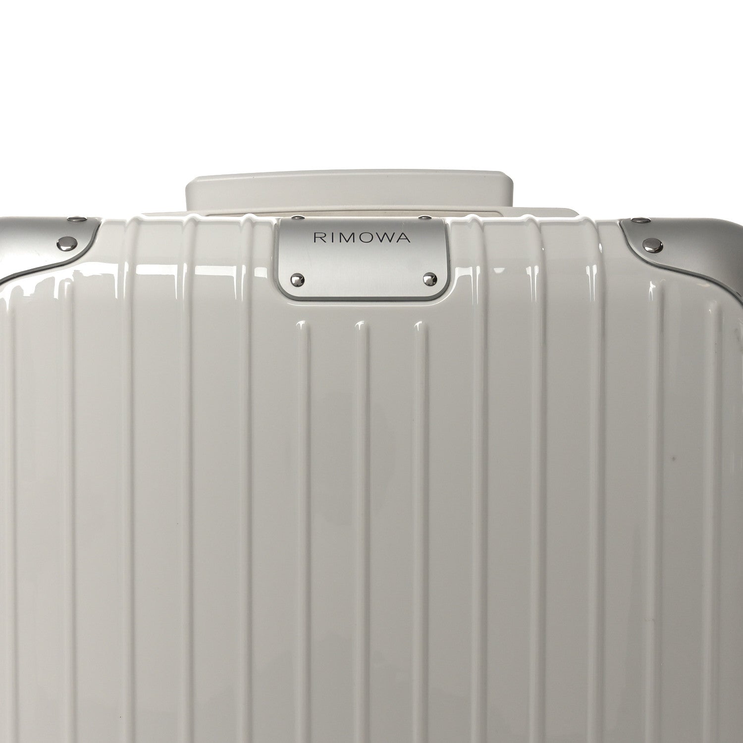 Rimowa Gloss Polycarbonate Aluminum Hybrid Cabin Gloss White 6 of 8