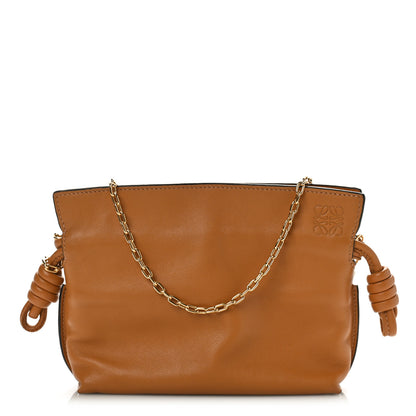 Loewe Calfskin Nano Flamenco Knot Bag Warm Desert 1 of 9