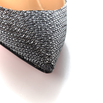 Christian Louboutin Glitter Diams Pigalle Follies 100 Pumps 36.5 Antic Silver 12 of 12