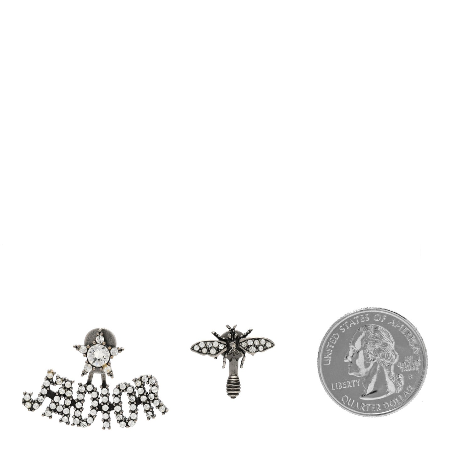 Palladium Crystal J'adior Earrings