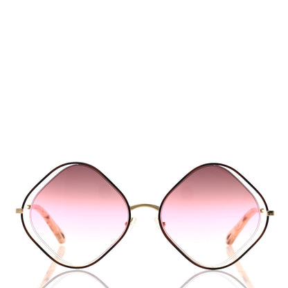 Chloe Metal Oversized Sunglasses CE159S Gold 2 of 7
