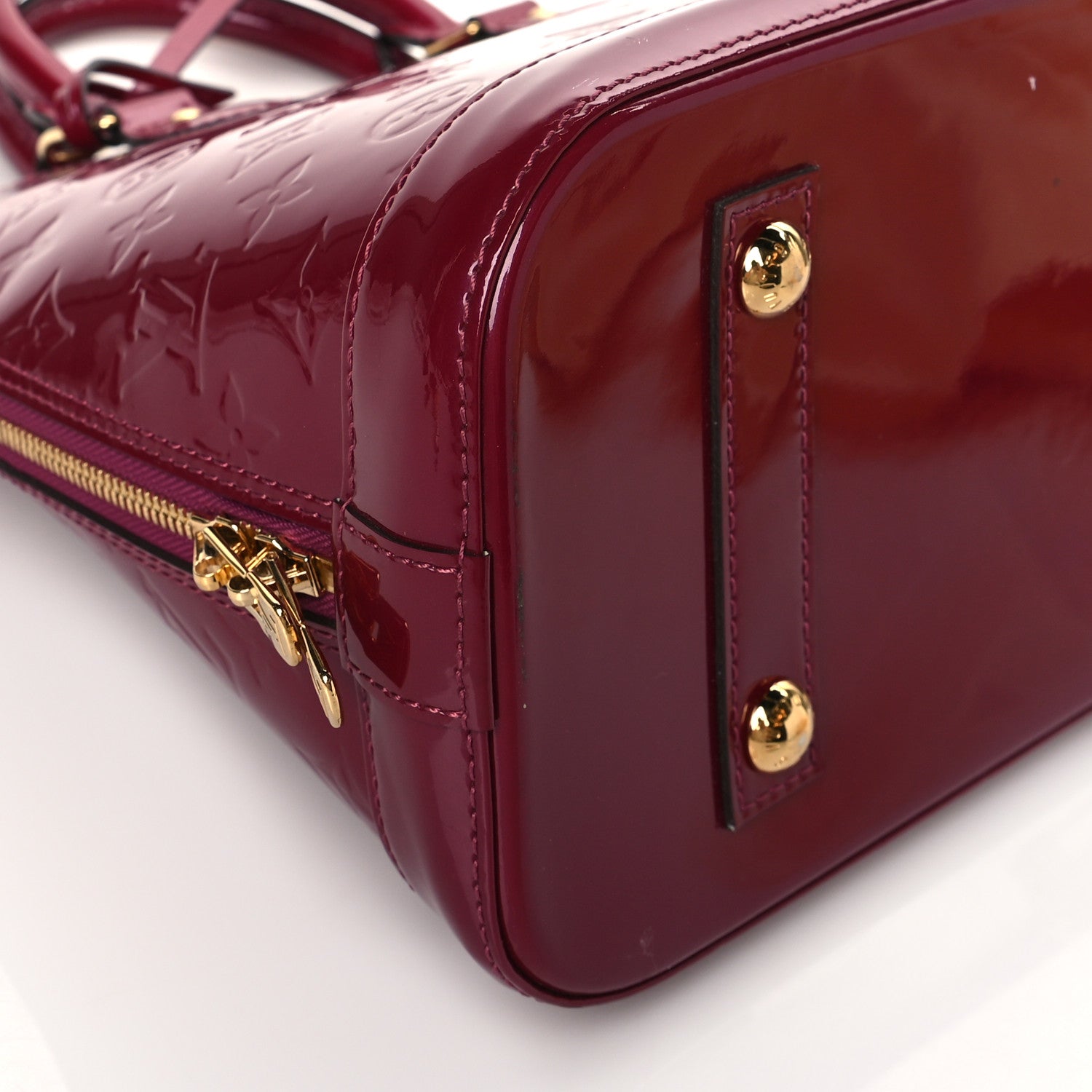 Louis Vuitton Vernis Alma PM Magenta 8 of 11