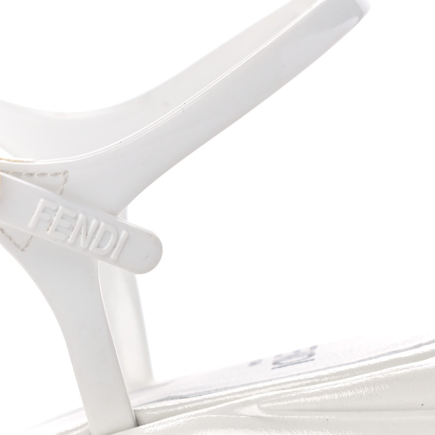 Calfskin Promenade Slingback Sandals 36.5 White