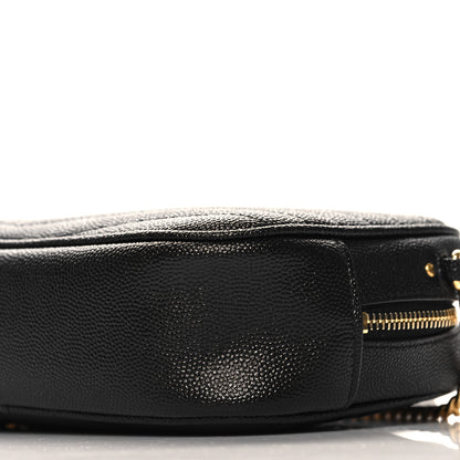 Saint Laurent Grain De Poudre Matelasse Monogram Mini Lou Camera Bag Black 10 of 11