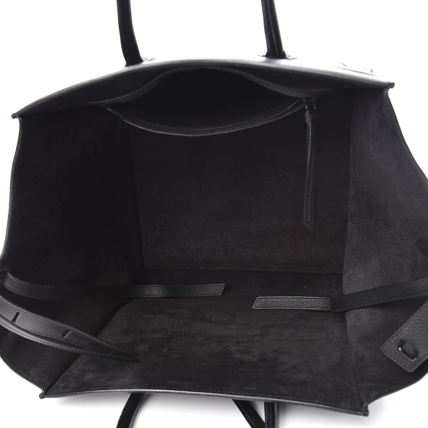 Smooth Calfskin Medium Phantom Luggage Black