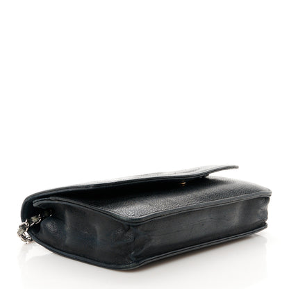 Chanel Caviar Timeless CC Wallet On Chain WOC Black 4 of 11