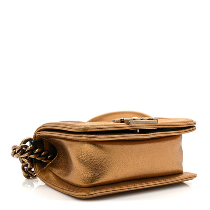 Chanel Galuchat Stingray Mini Boy Flap Gold 6 of 19