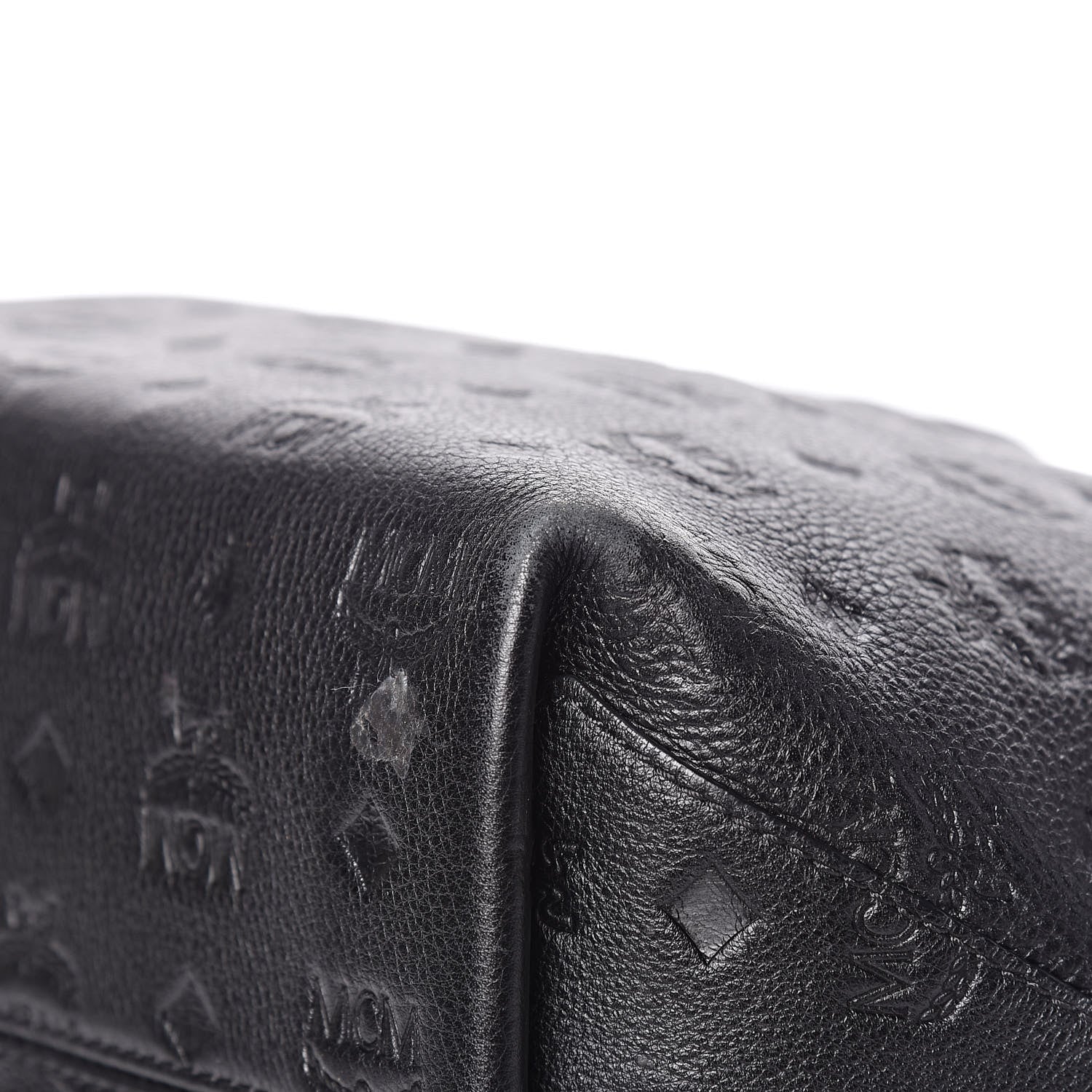 MCM Calfskin Ottomar Klara Bucket Black 13 of 14