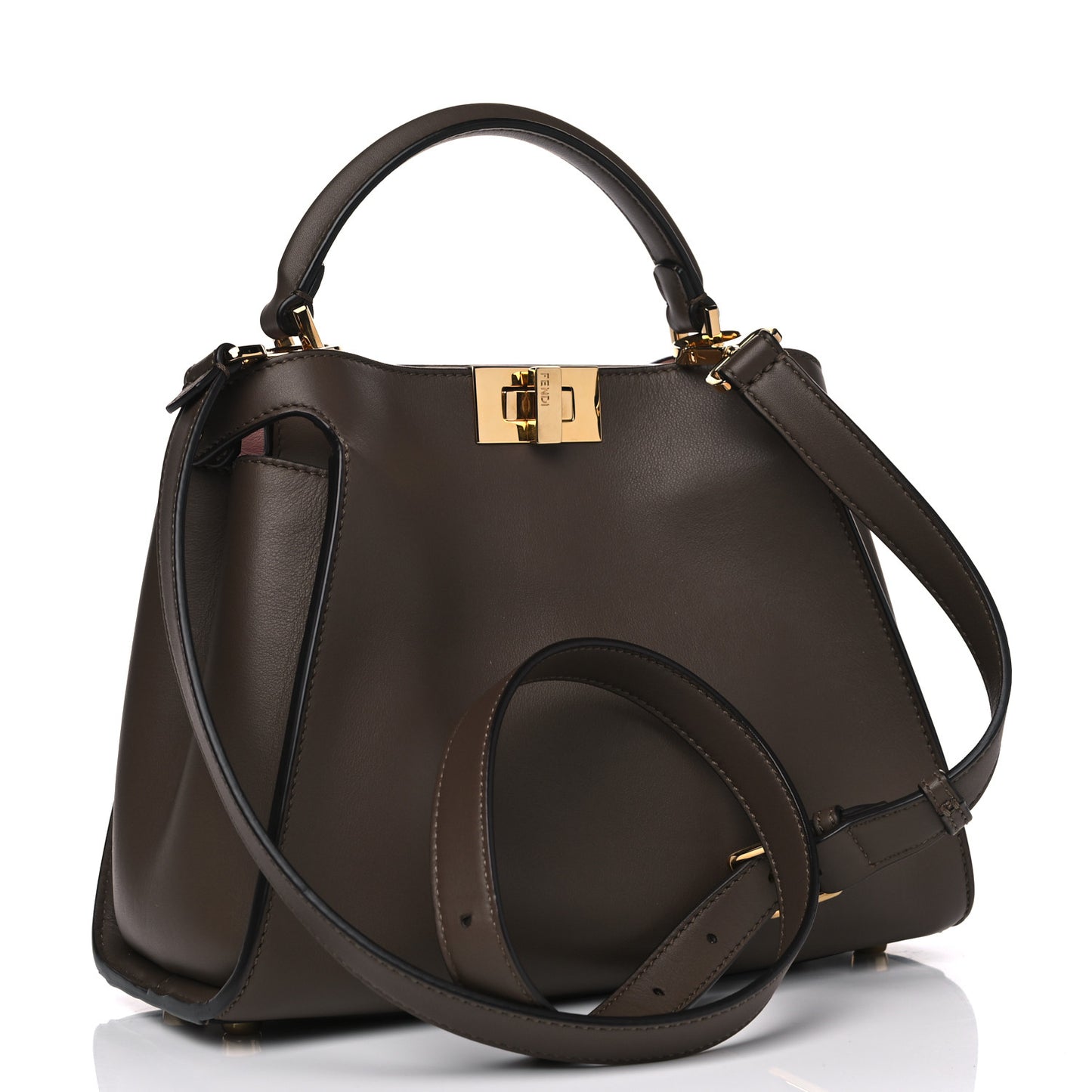 Vitello Tahiti Burro Bi-Color Medium Peekaboo Iconic Essentially Satchel Maya Camelia Confetto