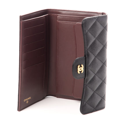 Chanel Caviar Quilted Large Flap Wallet Black 5 of 7