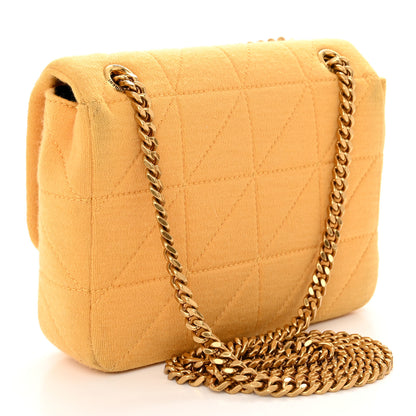 Saint Laurent Jersey Wool Patchwork Monogram Mini Jamie Baguette Saffron 3 of 12