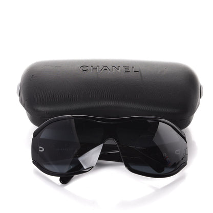 Chanel Logo Sunglasses 6017 Black 7 of 7