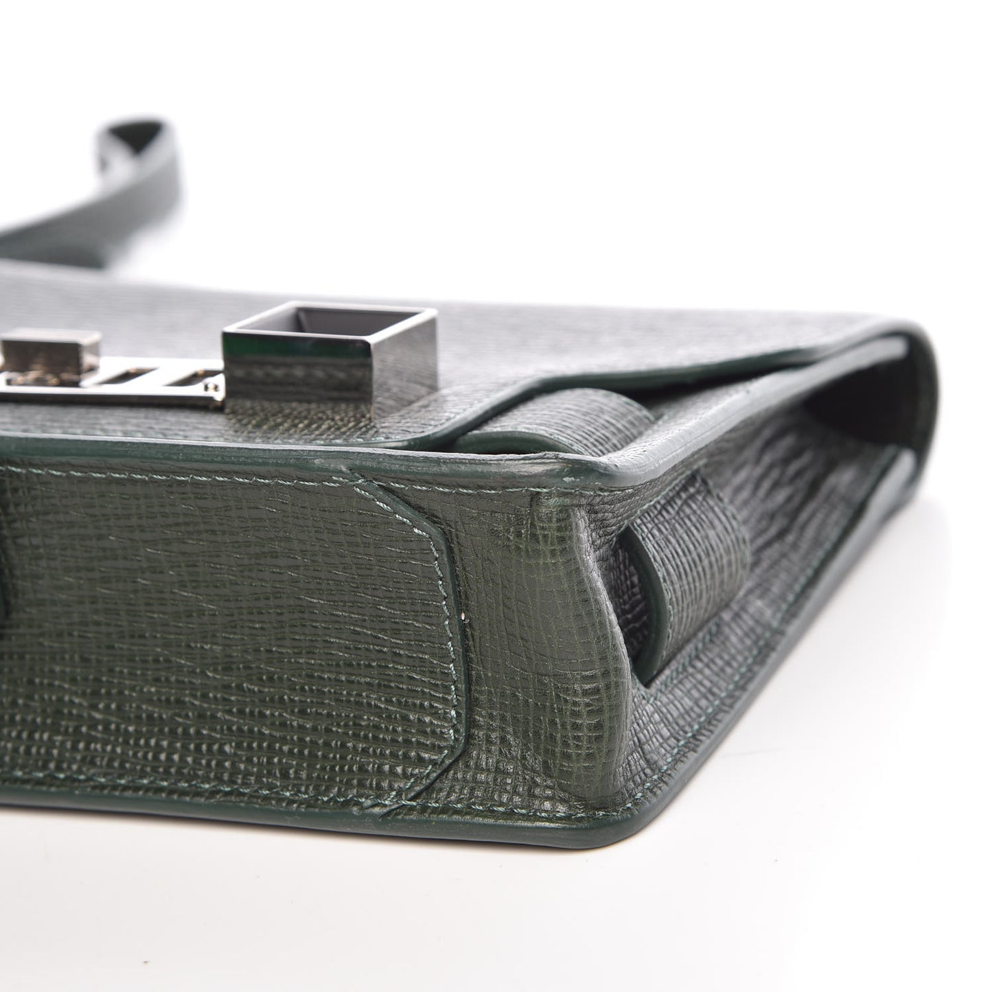 New Linosa PS11 Wristlet Clutch Verde Bottiglia