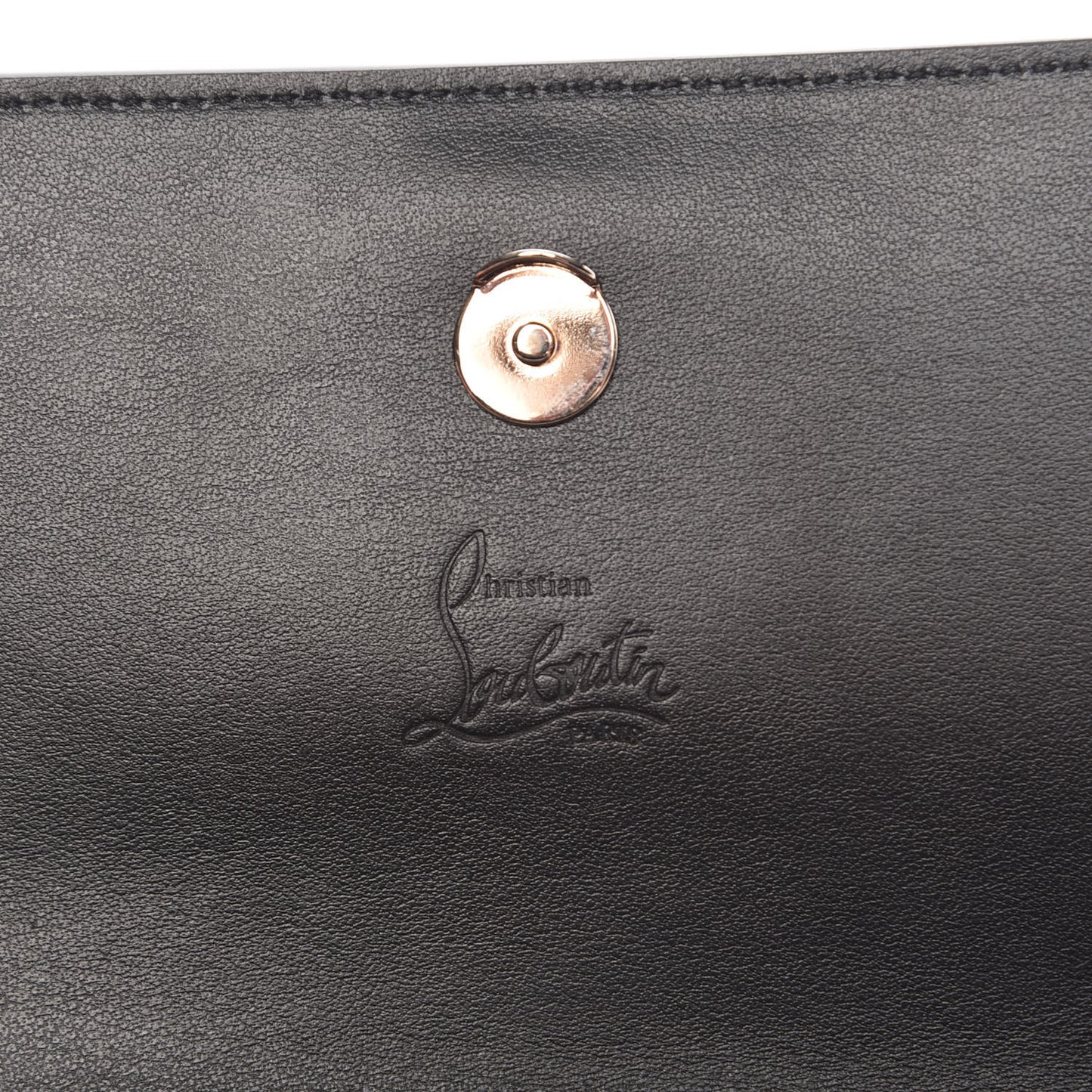 Calfskin Boudoir Chain Belt Black